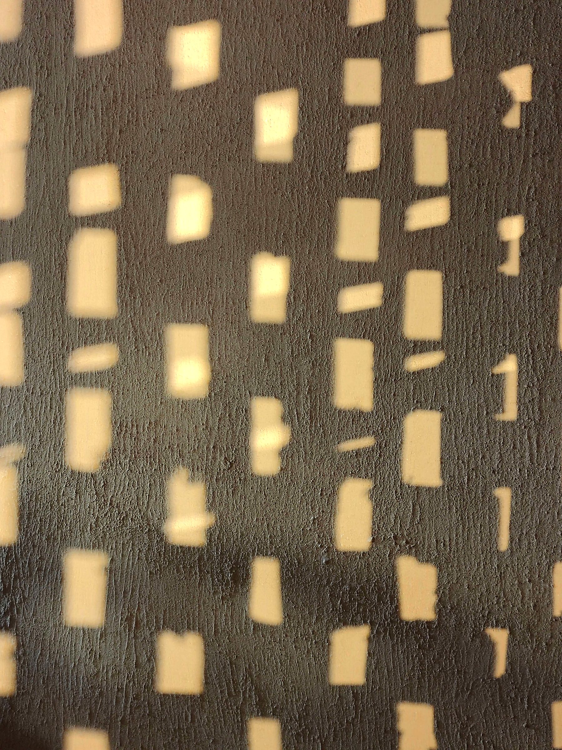 Textured surface in light